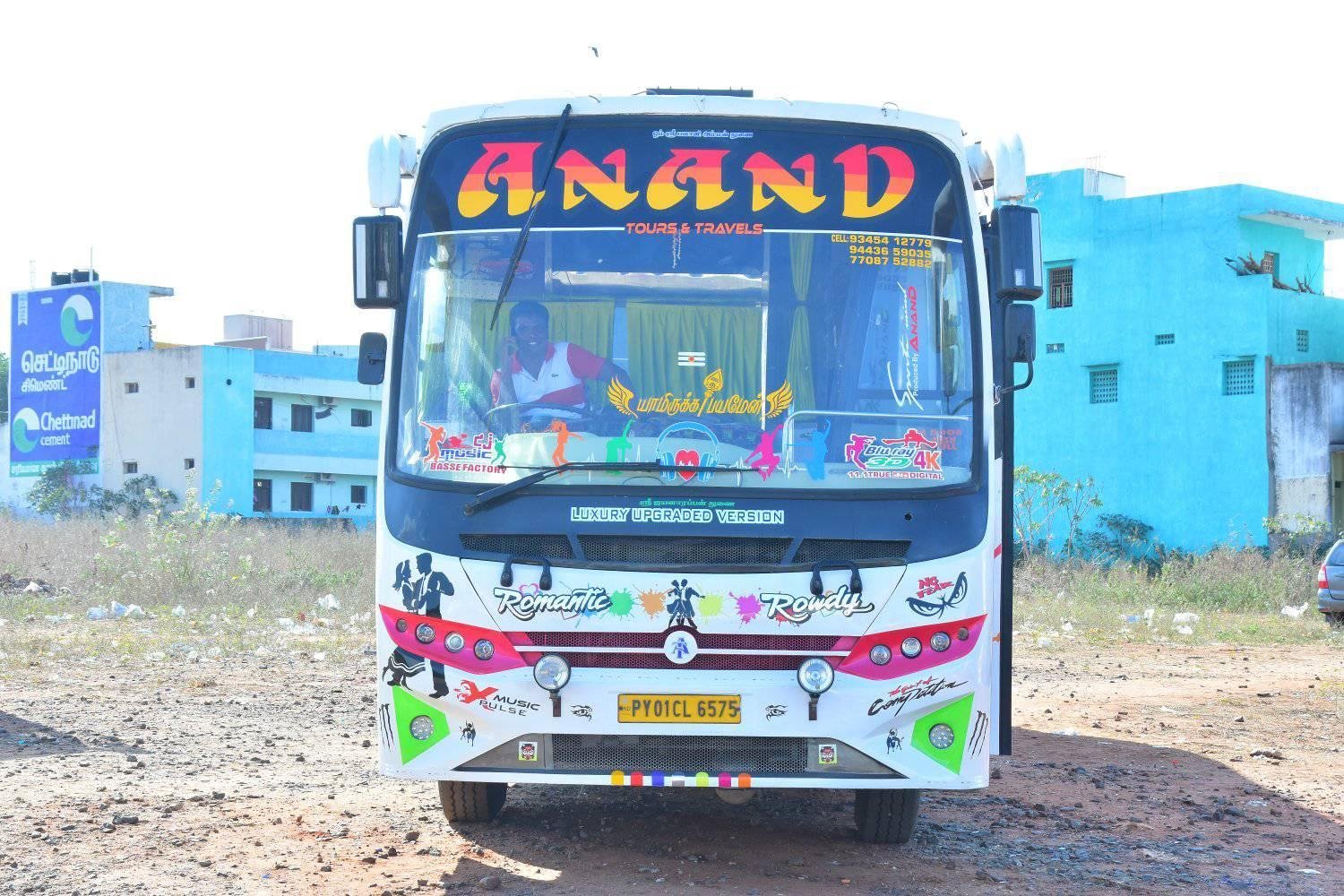 40 Seater AC Bus Rental in Chennai, Pondicherry